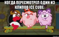 когда пересмотрел один из клипов ice cube: 
