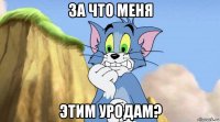 за что меня этим уродам?