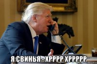  я свинья - хрррр хррррр