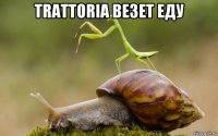 trattoria везет еду 