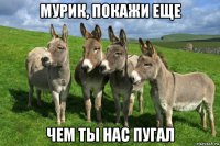 мурик, покажи еще чем ты нас пугал