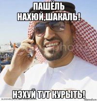 пашёль нахюй,шакаль! нэхуй тут курыть!