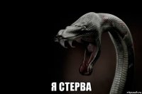  я стерва