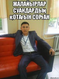 жалайырлар суандардың қотағын сорған 