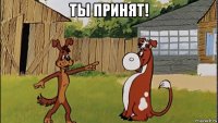 ты принят! 
