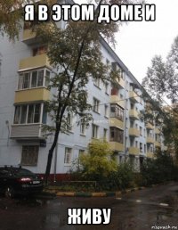 я в этом доме и живу