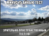минус 75 айкью тест зрительно-пространственный тест (iq)