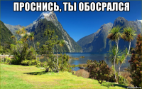 проснись, ты обосрался 