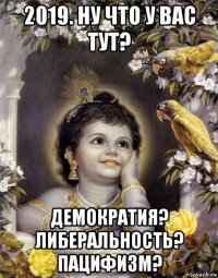 2019. ну что у вас тут? демократия? либеральность? пацифизм?