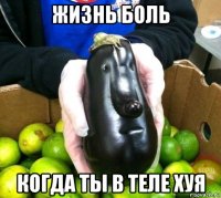 жизнь боль когда ты в теле хуя