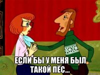 если бы у меня был такой пёс...