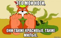 это мои ноги, они такие красивые, такие милые.