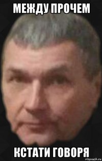 между прочем кстати говоря
