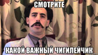 смотрите какой важный чигилейчик
