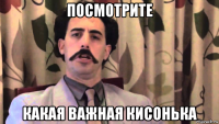 посмотрите какая важная кисонька