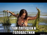 там лягушки и головастики