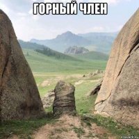 горный член 