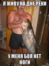 я живу на дне реки у меня боя нет ноги