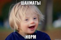 шахматы норм
