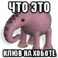 что это клюв на хоботе
