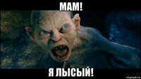 мам! я лысый!