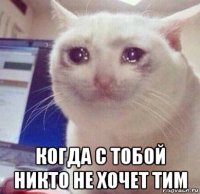  когда с тобой никто не хочет тим