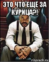 это что ещё за курица?! 