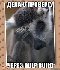 делаю провергу через gulp build