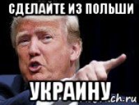 сделайте из польши украину