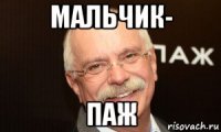 мальчик- паж