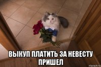  выкуп платить за невесту пришел