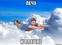 лечу к олошке