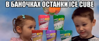 в баночках останки ice cube 