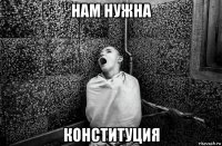 нам нужна конституция