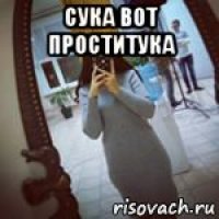 сука вот проститука 