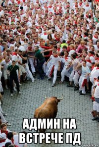  админ на встрече пд