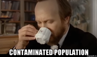  contaminated population