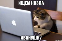 ищем козла иванушку