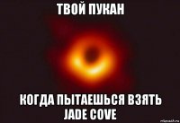 твой пукан когда пытаешься взять jade cove