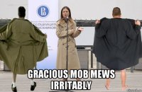  gracious mob mews irritably