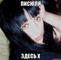 писюля здесь х
