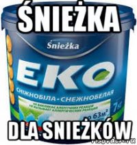 śnieżka dla snieżków