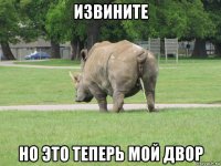 извините но это теперь мой двор