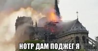  нотр дам поджег я