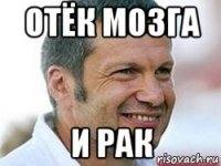 отёк мозга и рак
