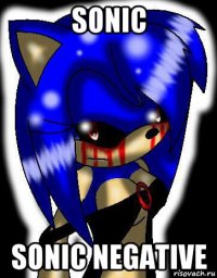 sonic sonic negative