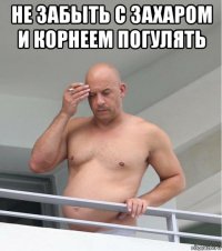 не забыть с захаром и корнеем погулять 