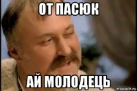 от пасюк ай молодець