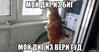 мой диг из биг мой диг из вери гуд