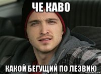че каво какой бегущий по лезвию